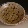 pasta plate, side-handled