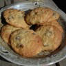 Cookies on a salt-glazed plate