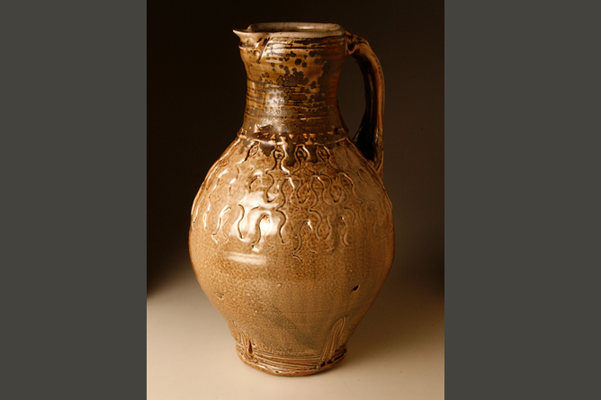 Large jug, wood-fired salt-glaze